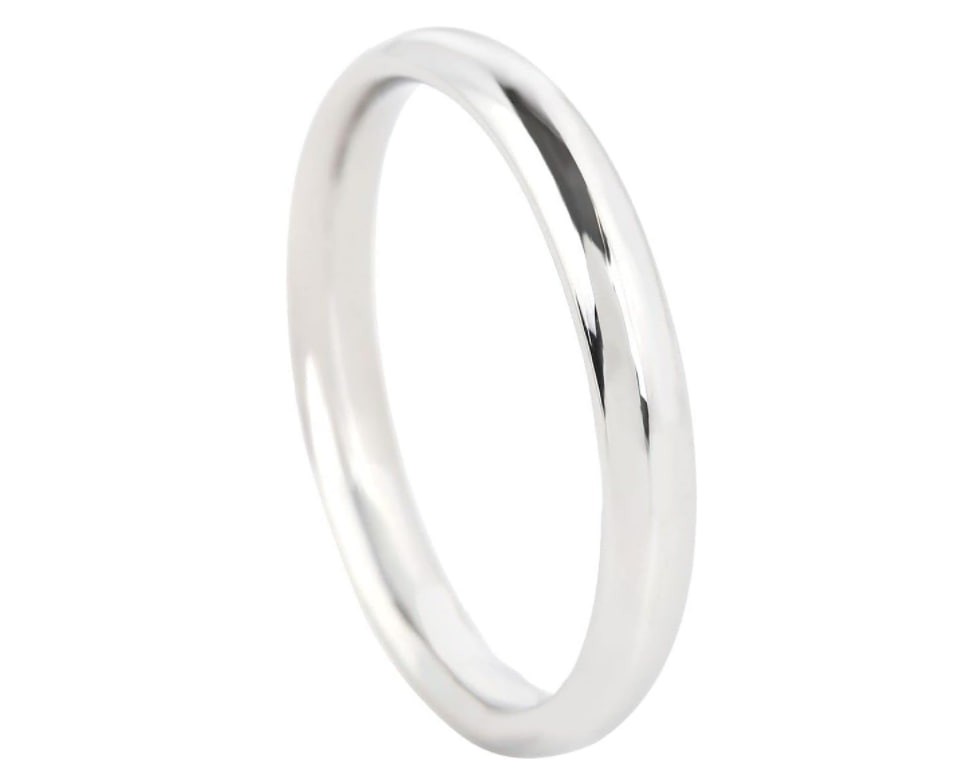 ESCOT Medical Stainless Steel Ring Ring Simple Women's Men's Ring Anti -Allergic Size