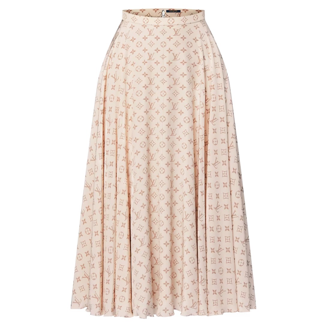 MONOGRAM midi skirt